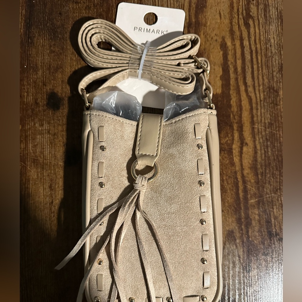 Primark faux suede leather crossbody